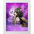 thumbnail image 1 of Babette 12x14 White Modern Wood Framed Museum Art Print Titled - Air Fairy, 1 of 4