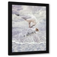 thumbnail image 1 of Babette 14x18 Black Modern Wood Framed Wall Art Titled - Bottle and Seagull, 1 of 6