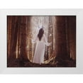 thumbnail image 1 of Babette 24x19 White Modern Wood Framed Museum Art Print Titled - Peacefull Wood, 1 of 4