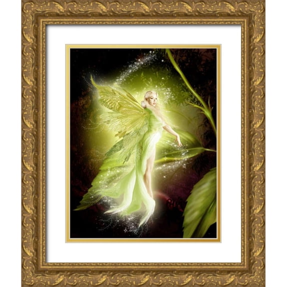 Babette 26x32 Gold Ornate Wood Framed with Double Matting Museum Art Print Titled - Fairy 5