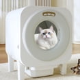 thumbnail image 1 of Babevy 68L Self Cleaning Cat Litter Box with APP Control, Dual Safety Protection & Odor Removal for Multiple Cats, 1 of 9
