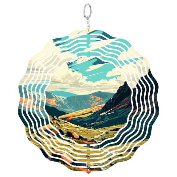 Babia Gora Mountain 3D Wind Spinner Poland Nature Garden Gift