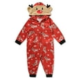 thumbnail image 1 of Babibeauty Family Matching Christmas Hoodie Jumpsuit Pajamas Sleepwear Deer Long Sleeve Sweatshirt Bodysuit Homewear Outfits, 1 of 3