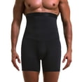 thumbnail image 1 of Babibeauty Men's Tummy Control Shapewear Shorts High Waist Slimming Anti-Curling Underwear Body Shaper Seamless Boxer Brief, 1 of 6