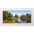 thumbnail image 1 of Babichev, Vyacheslav 18x10 White Modern Wood Framed Museum Art Print Titled - At the pond, 1 of 4