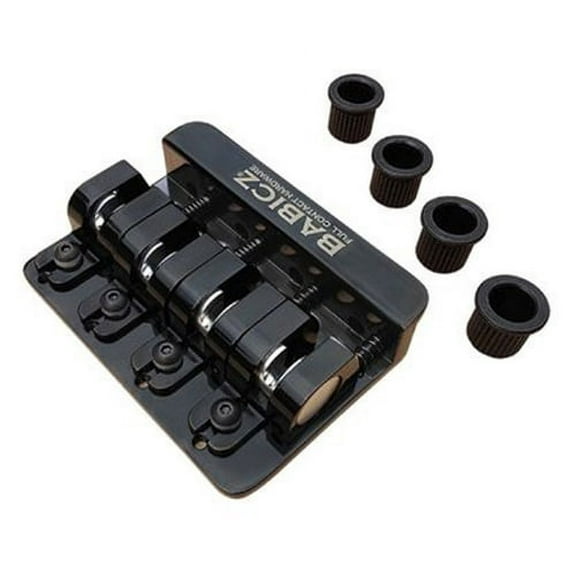 Babicz ORIGINAL SERIES FCH4 AM BASS BRIDGE, 4 String -string thru black