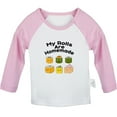 thumbnail image 1 of Babies My Rolls Are Homemade Funny T shirt For Baby, Newborn Babies T-shirts, Infant Tops, 0-24M Kids Graphic Tees Clothing (Long Pink Raglan T-shirt, 0-6 Months), 1 of 4