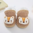 thumbnail image 1 of Babies' Soft-soled Toddler Shoes Plush Patchwork Cute Plush Cartoon Decoration Simple And Sweet Babies' Cotton-padded Shoes Babies' Lace-up Snow Boots, 1 of 1