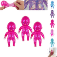 thumbnail image 1 of Babies Sugar Swaps Sparkly Sugar Baby Squishies 3 Pack, Soft Squeeze Stretch Fidget Toys Stress Relief Sensory Toys for Kids Adults Hot Pink, 1 of 7