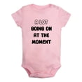 thumbnail image 1 of Babies Unisex A Lot Going On At The Moment Funny Rompers Newborn Baby Bodysuits Infant Jumpsuits Kids Cotton Graphic One-Piece Outfits, 1 of 5