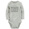 thumbnail image 1 of Babies are always more trouble than you thought and more wonderful Funny Rompers Newborn Baby Bodysuits Infant Jumpsuits Kids Cotton Graphic One-Piece Outfits, 1 of 5