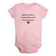 thumbnail image 1 of Babies are bits of stardust, blown from the hand of God Funny Rompers Newborn Baby Bodysuits Infant Jumpsuits Kids Cotton Graphic One-Piece Outfits, 1 of 5
