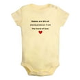 thumbnail image 1 of Babies are bits of stardust, blown from the hand of God Funny Rompers Newborn Baby Bodysuits Infant Jumpsuits Kids Cotton Graphic One-Piece Outfits, 1 of 5