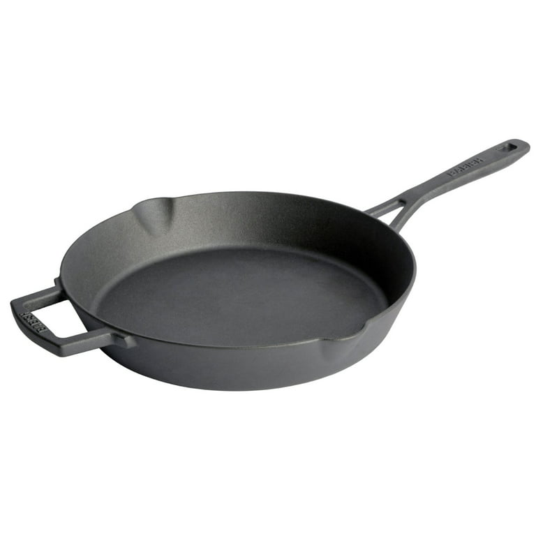 Babish Skillet, Pre-Seasoned, Cast Iron, Color Sleeve, 12 Inches