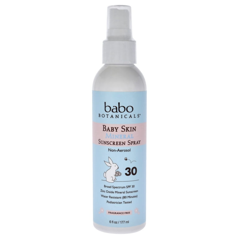 Babo Botanicals Baby Skin Mineral Sunscreen Spray SPF 30 oz