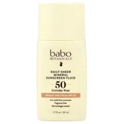 Babo Botanicals Sheer Mineral Sunscreen SPF 50 - Fragrance Free - 1.7 fl oz