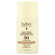 Babo Botanicals Sheer Tinted Sunscreen SPF 50 - 1.7 fl oz