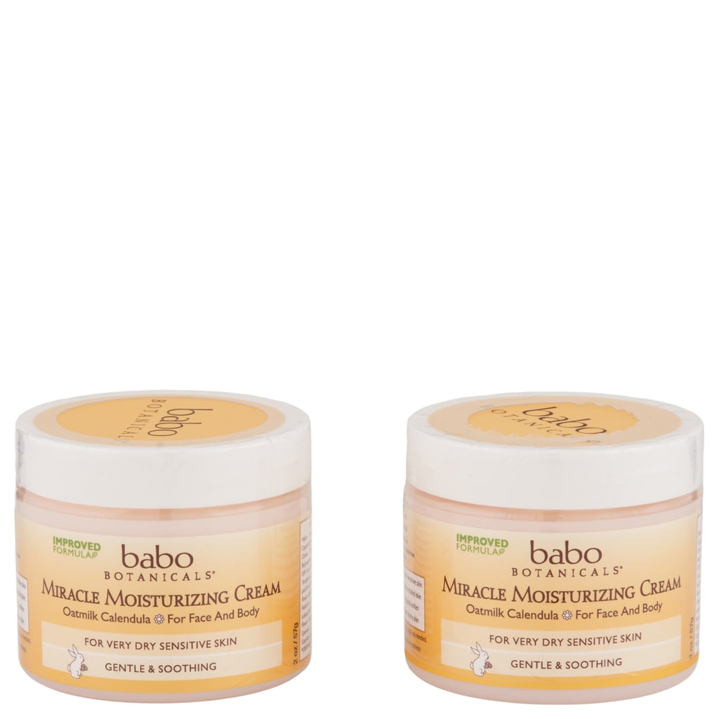Babo Botanicals Miracle Moisturizing Face Cream 2 Ct 2 oz
