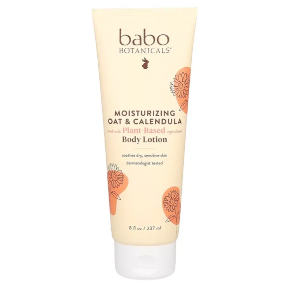 Babo Botanicals - Oatmilk Calendula Moisturizing Baby Lotion - 8 fl oz