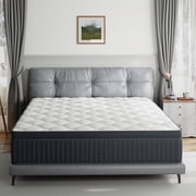 Babo Care 12 Inch Queen Mattress, Euro Top Hybrid Mattress, Medium Feel, Pocket Coils, Motion Isolation