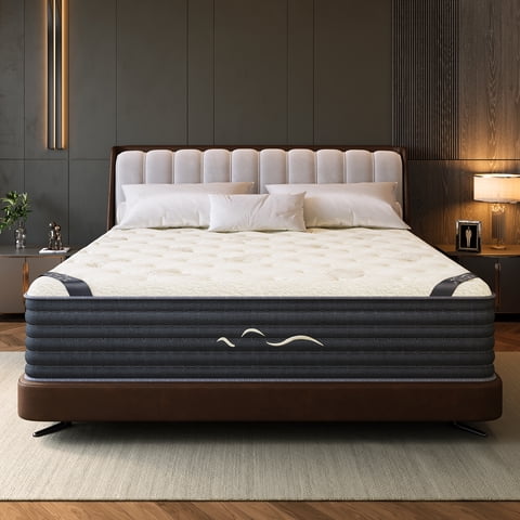 Babo Care 14 inch Queen Mattress,Dual Sided Hybrid Mattress,Cooling Gel Memory Foam Mattress in a Box,Medium Firm, Motion Isolation & Pressure Relief,CertiPUR-US