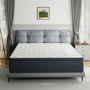 Babo Care TXO 12" Cooling Queen Medium Euro Hybrid Mattress with Manual