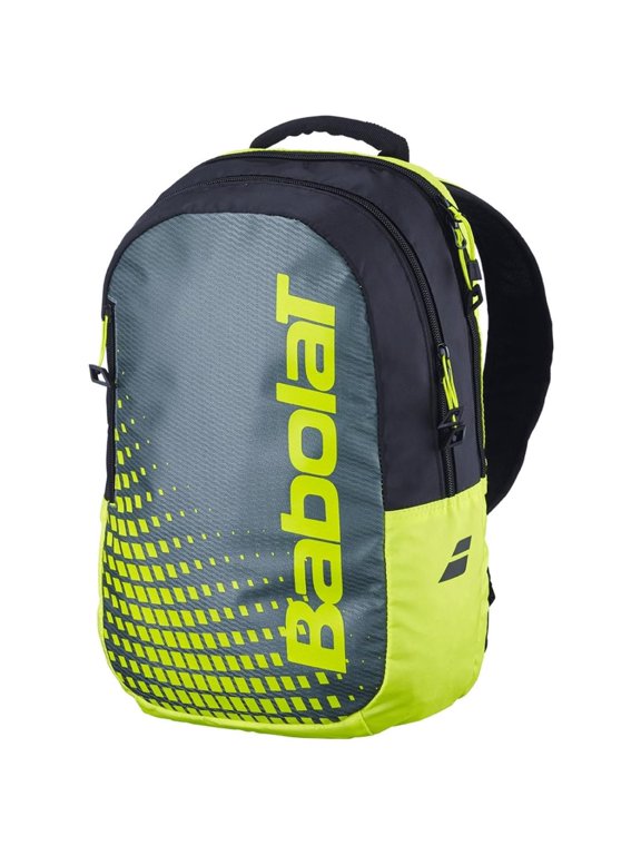 Jr Tennis Backpack Metallic Grey/Black/Fluo Yellow