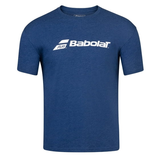 Babolat Men's Exercise Tee - Estate Blue Heather (Small)
