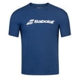 thumbnail image 1 of Babolat Men's Exercise Tee - Estate Blue Heather (XX-Large), 1 of 3