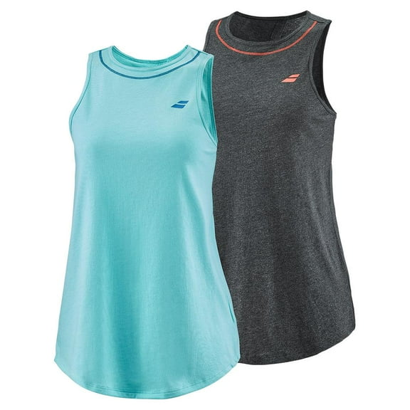 Babolat Women`s Exercise Cotton Tank (  MEDIUM Black Heather  )