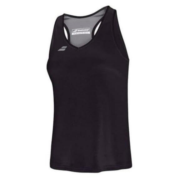 Babolat Women's Play Tank Top - Black/Black (XX-Large)