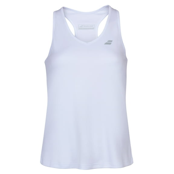 Babolat Women's Play Tank Top - White (Small)