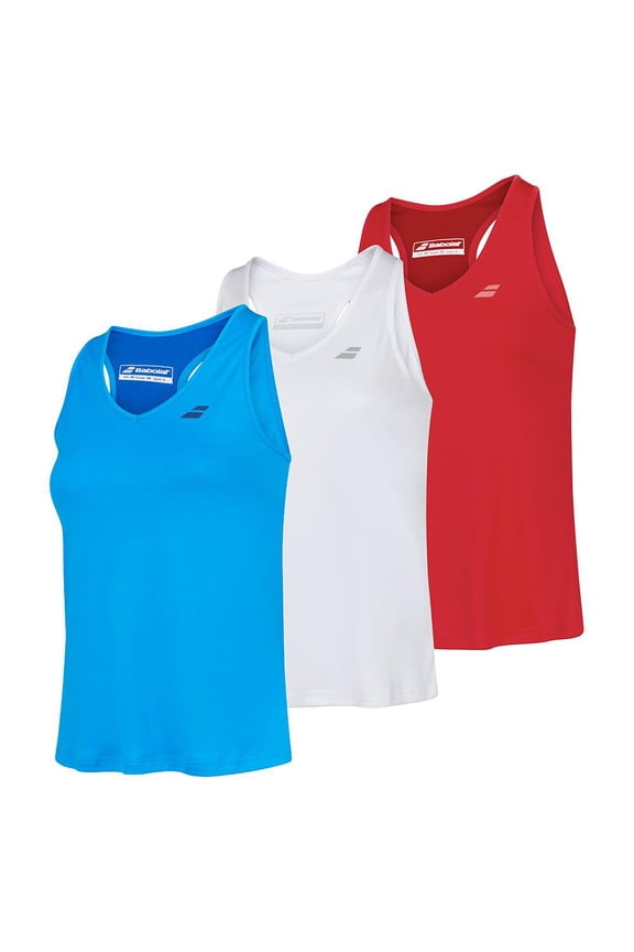 Women`s Play Tennis Tank Top (  MEDIUM Blue Aster  )