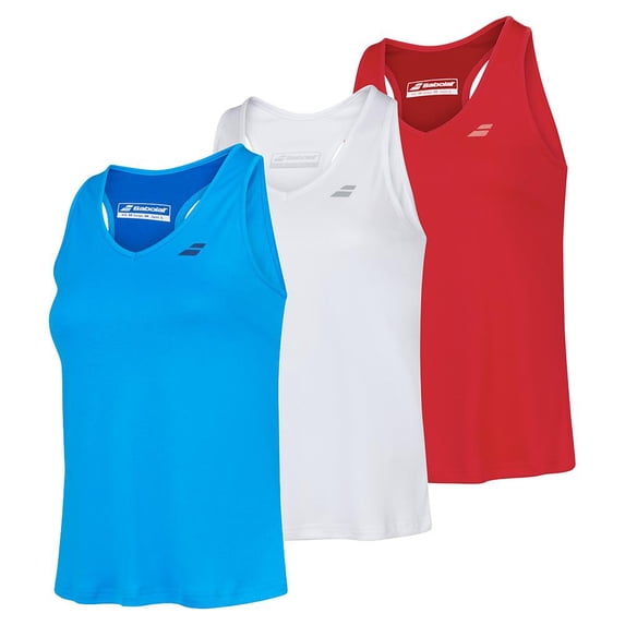 Babolat Women`s Play Tennis Tank Top ( SMALL Tomato Red )