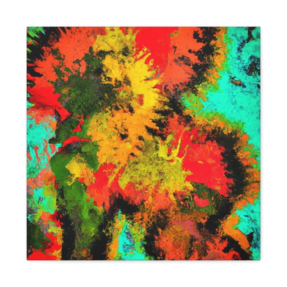 "Baboon Living Wildly" - Canvas