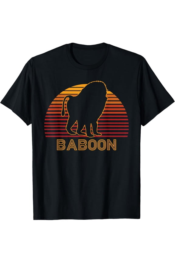 Baboon Retro T-Shirt