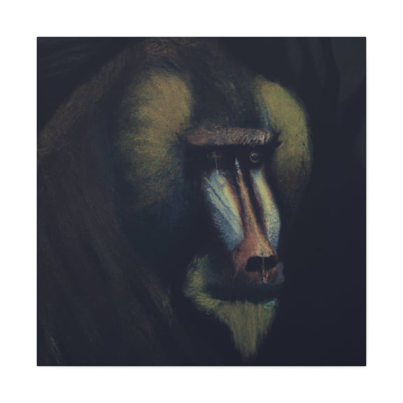 Baboon in Baroque - Canvas