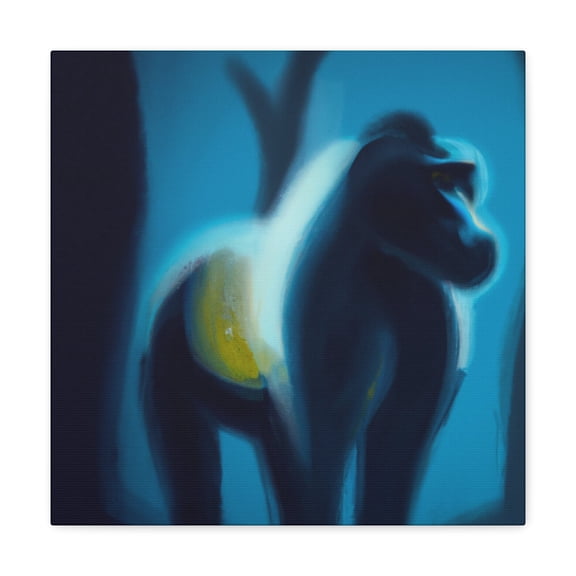 Baboon in Minimalism - Canvas