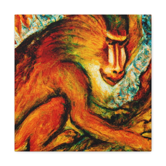 "Baboon of the Renaissance" - Canvas
