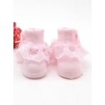 thumbnail image 1 of Babula Infant Baby Girl Ruffle Lace Anti Slip Frilly Princess Socks 0-1Y, 1 of 6