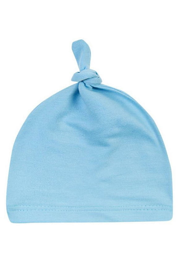Newborn 0-2T Baby Knotted Cotton Hat Kids Boys Girls Soft Cap