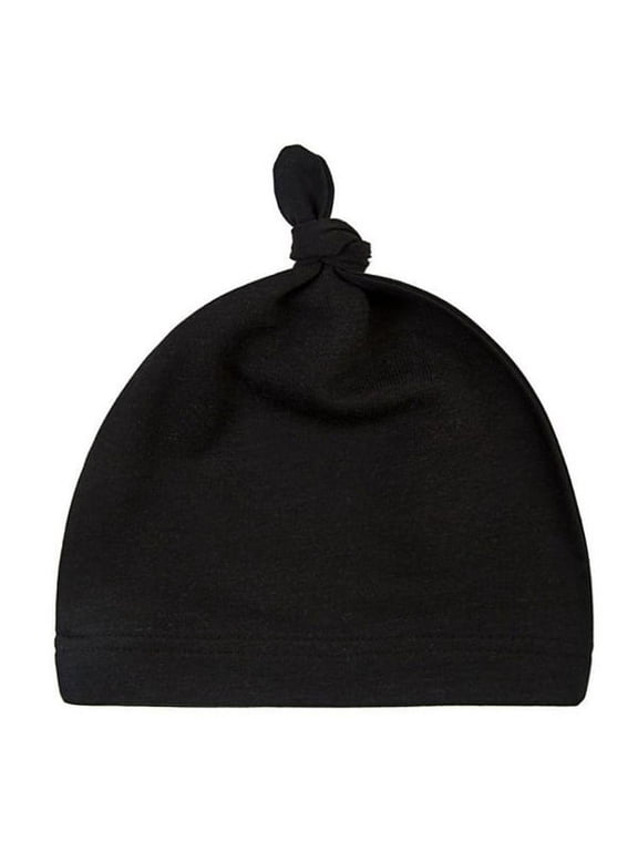Newborn 0-2T Baby Knotted Cotton Hat Kids Boys Girls Soft Cap