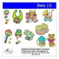 thumbnail image 1 of Baby(3) Embroidery Designs - All Popular Formats Included - Loaded on USB Stick, 1 of 10
