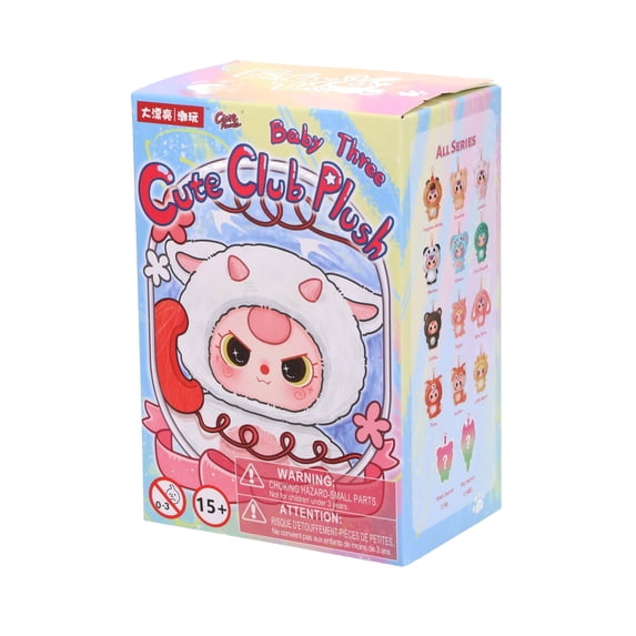 Baby Three Cute Club Blind Box Collectible Plush