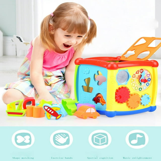 Baby Activity Building blocks 6in1 Baby Learning Toys Play Set With