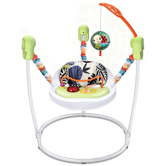 Baby Activity Center Jumper, Kids Bouncer Seat with Music and Lights, Unisex, Green
