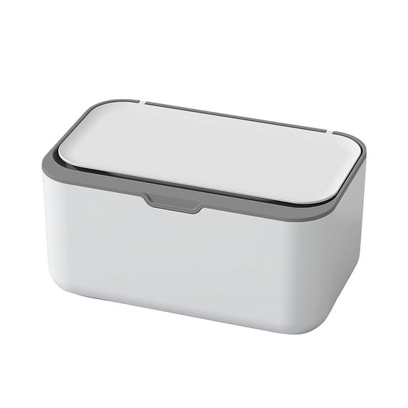 Baby & Adult Wipes Dispenser â Refillable Wipe Holder with Sealing Lid, Non- Design Base, , Easy Pull Wipes Pouch Case for Fresh & Clean Wipes (Grey)
