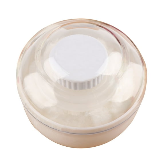 Baby After-Bath Powder Puff Box Holder Empty Container for Case Cosmetic Organiz