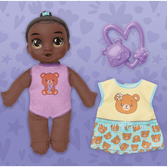 Baby Alive Beary Soft Snuggles Baby Doll, Black Hair