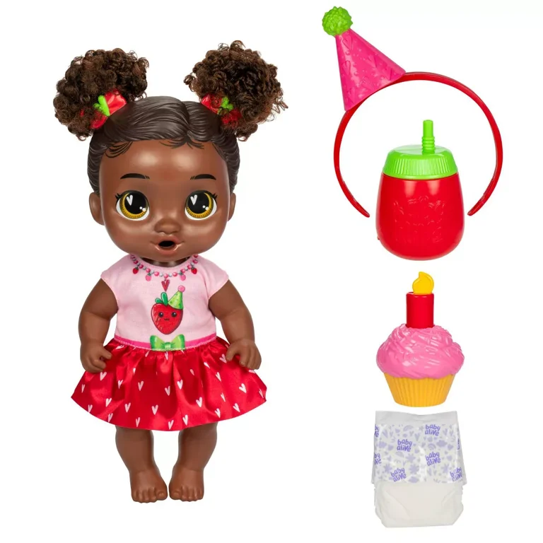 Baby Alive, Doll, Birthday Bestie, Black Hair Berry - Walmart.com